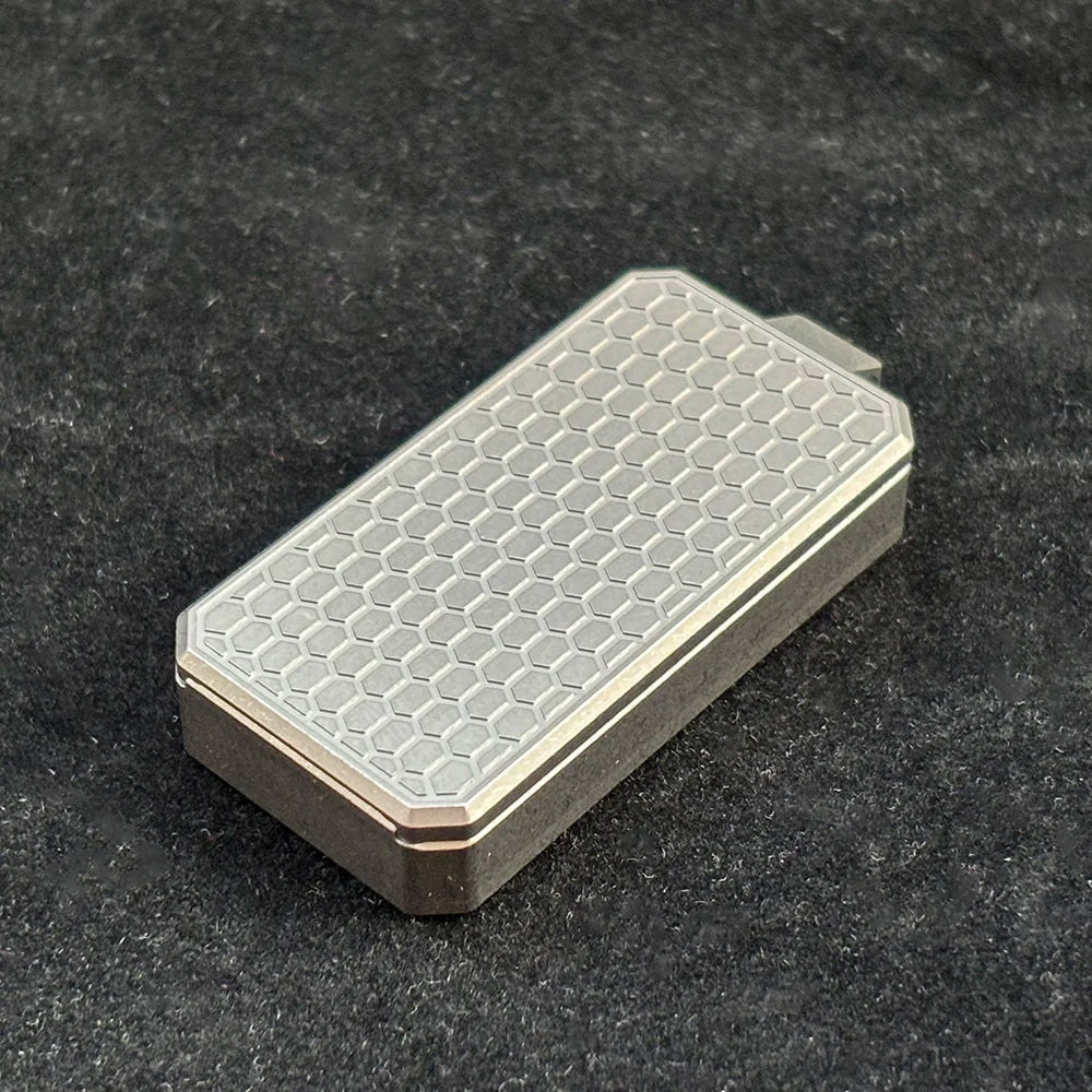 Mini Size Storage Box Portable Magnetic Push Box Titanium Alloy Outdoor Tool EDC