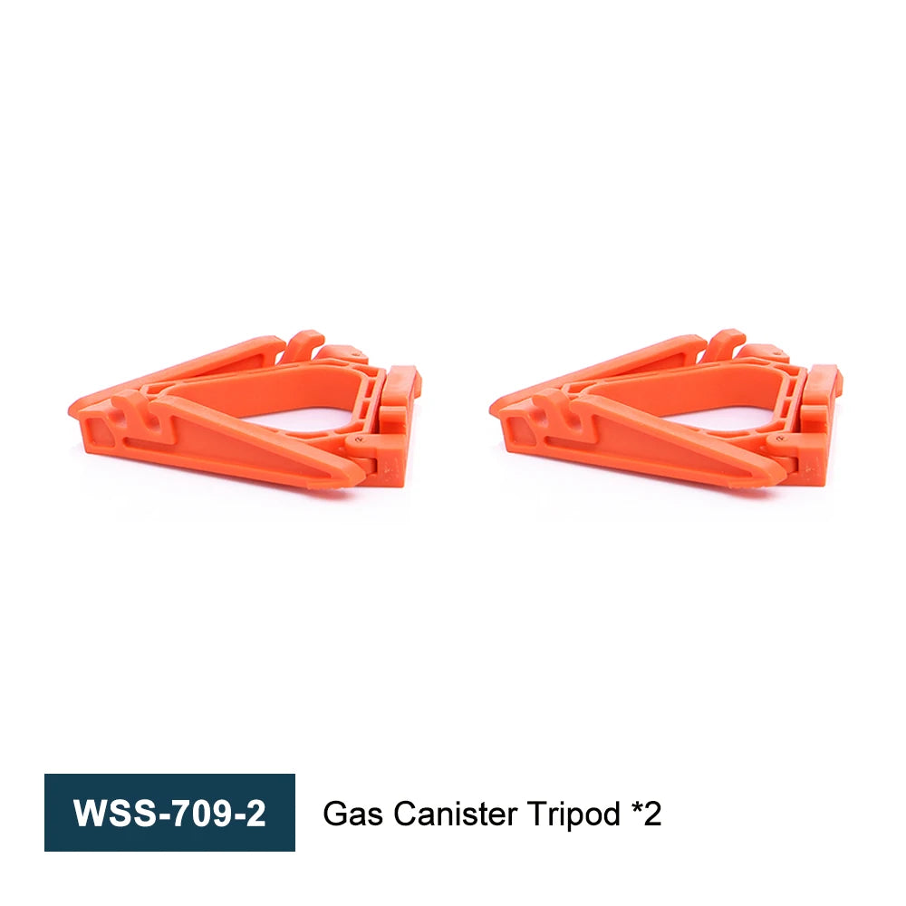 Widesea Foldable Gas Tank Bracket Outdoor Stove Accessories Base Camping Burner Flat Canister Tripods Holder Stable Tool Stand