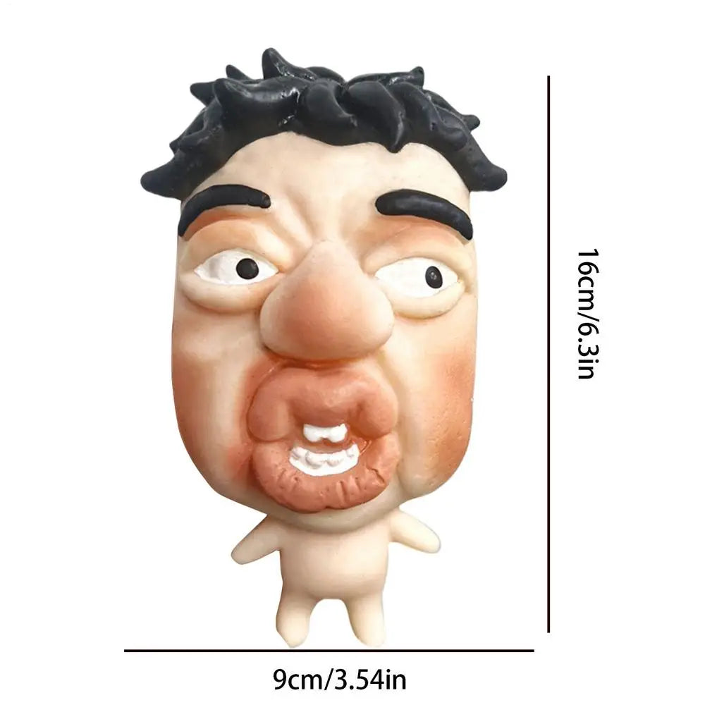 Face Pimple Popping Fidget Toy with Pigment Sensory Zit Picking Squeeze Fidgets Toys for Adults Birthday Novelty Funny Gag Gift