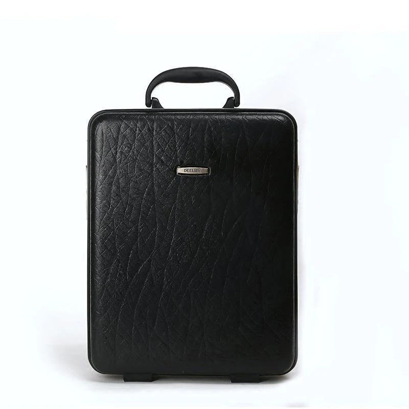 Men Business Briefcase Suitcase Vertical Style Code Lock Bag Document Laptop Case 13 15 Inch For Travel Carry On Luggage Case