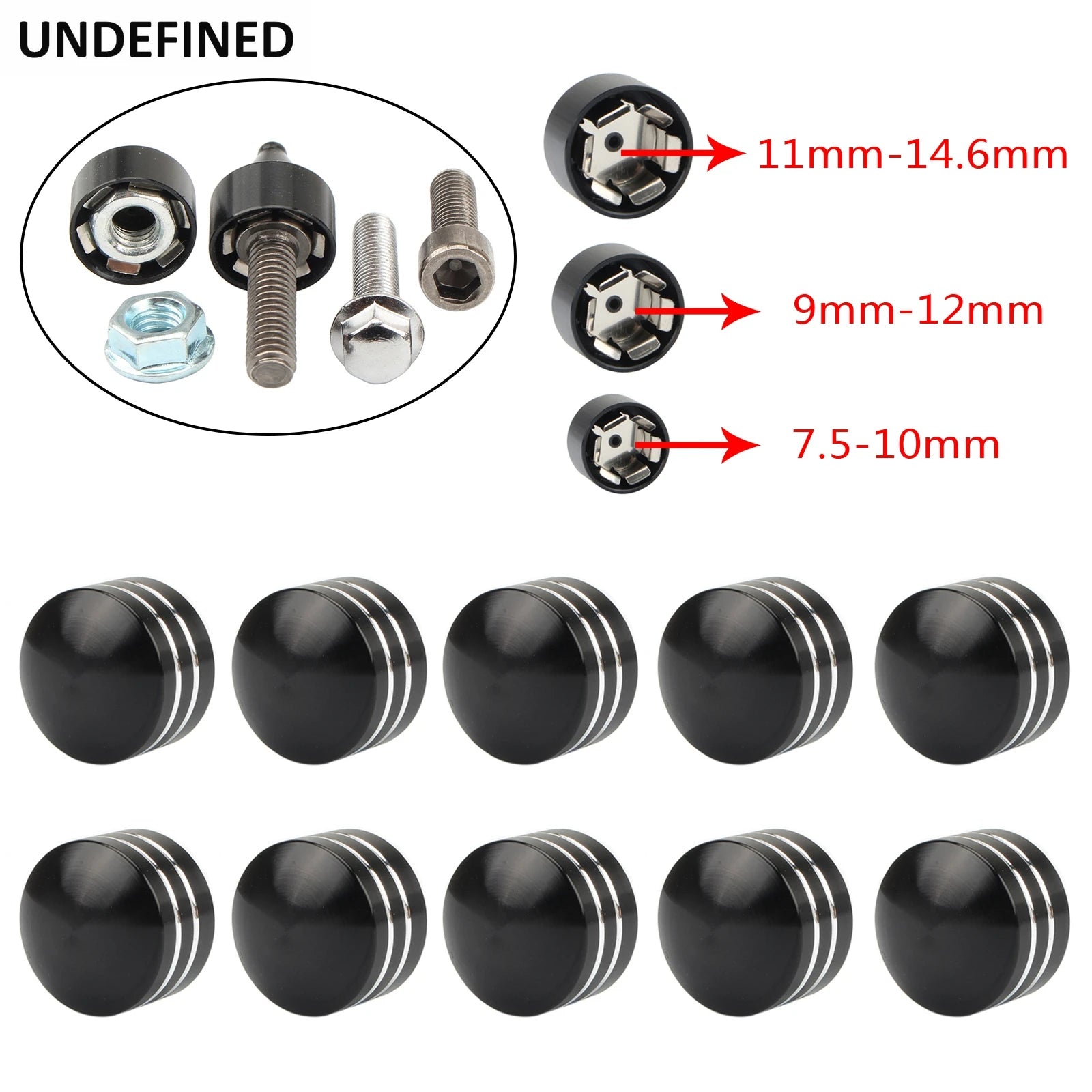 Motorcycle Engine Head Bolts Screw Toppers Cover Caps Nuts CNC Aluminum For Harley Touring Dyna Sportster Softail Twin Cam