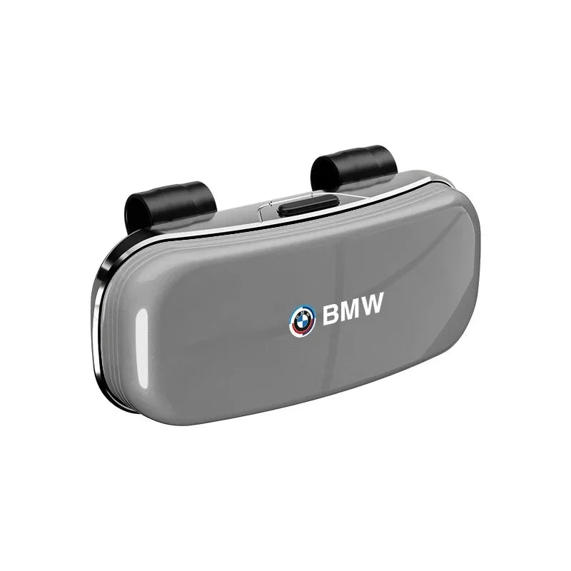 Car Visor Glasses Box Auto Sunglasses Storage Case Accessories For BMW G80 G06 G07 G42 G14 G15 G16 F82 F20 F21 F83 M2 / Stickers