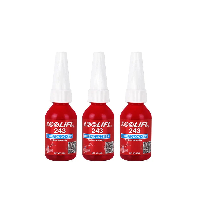 10ml LOOLIFL 243 Screw Adhesive 243 Anaerobic Glue Anti-loose Anti-slip Sealing Thread Locking Agent Anti-slip Caulk Sealers