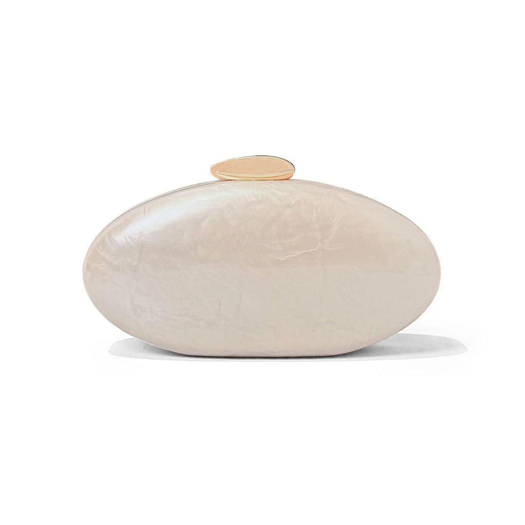 2026 women's new shoulder oblique span bag, special-shaped shell acrylic bag, fashionable wedding dinner clutch bag