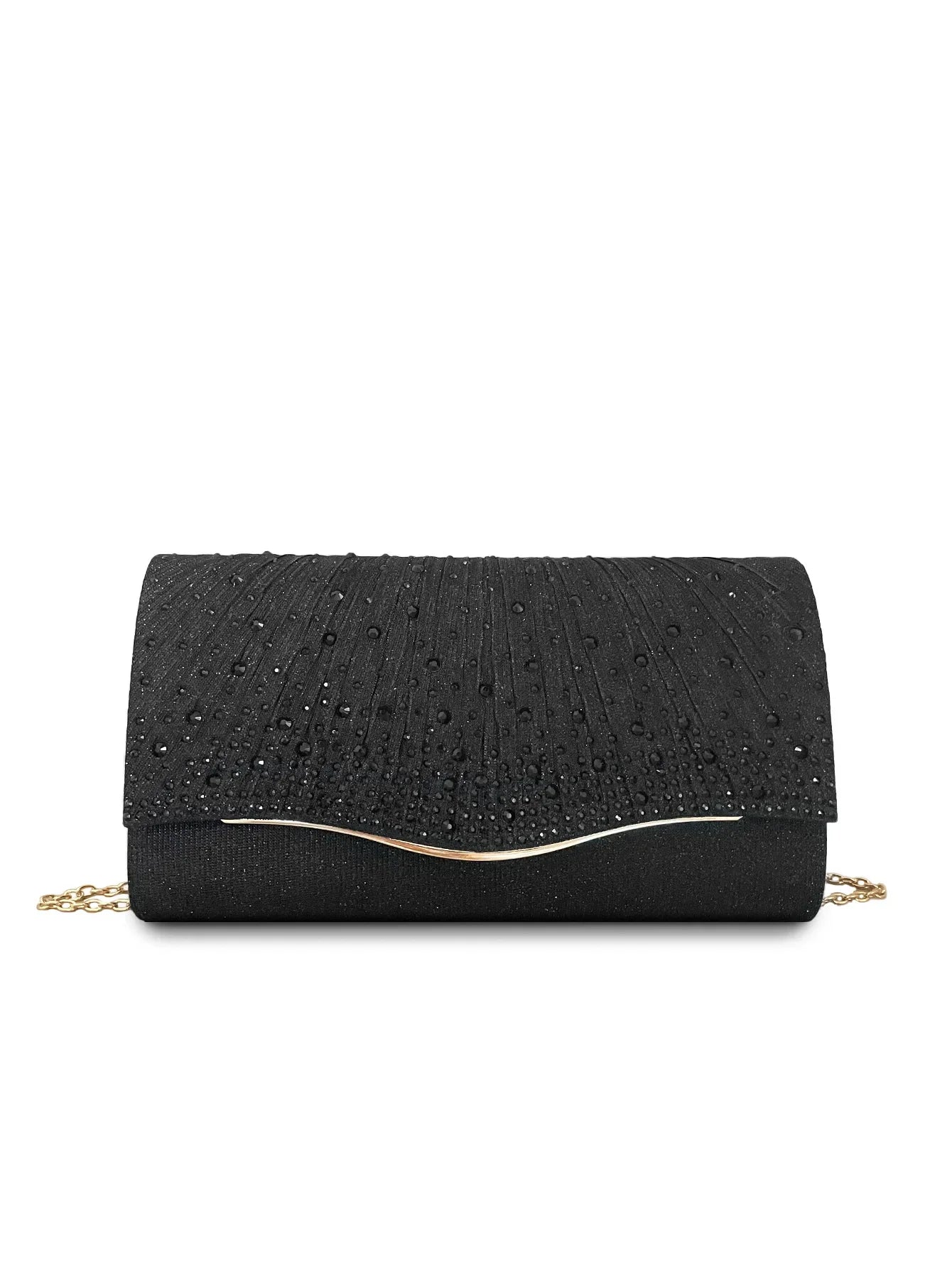 Diamonds Evening Clutch Bag Female Crystal Envelope Bags Wedding Purse Party Banquet Purses Gold Silver Day Sequin Shoulder Bags