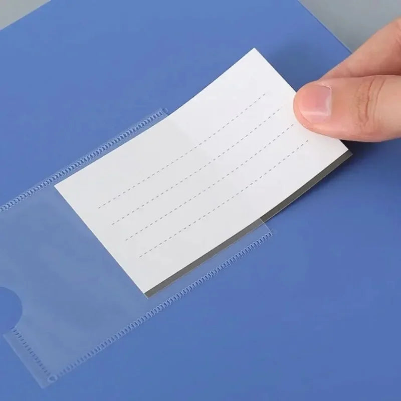 A4 Storage File Box Plastic Archives Case with Lid 3in Thick Folded Folder Organizer Document Storage Box Blue 1 Pack (75mm)