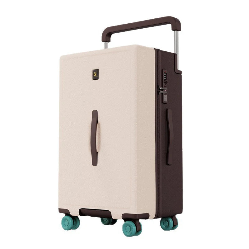 20"24"26 Inch Wide Tie Rod Travel Suitcase Multifunctional Luggage Large Capacity Rolling Luggage Bag Trolley Case With Wheels