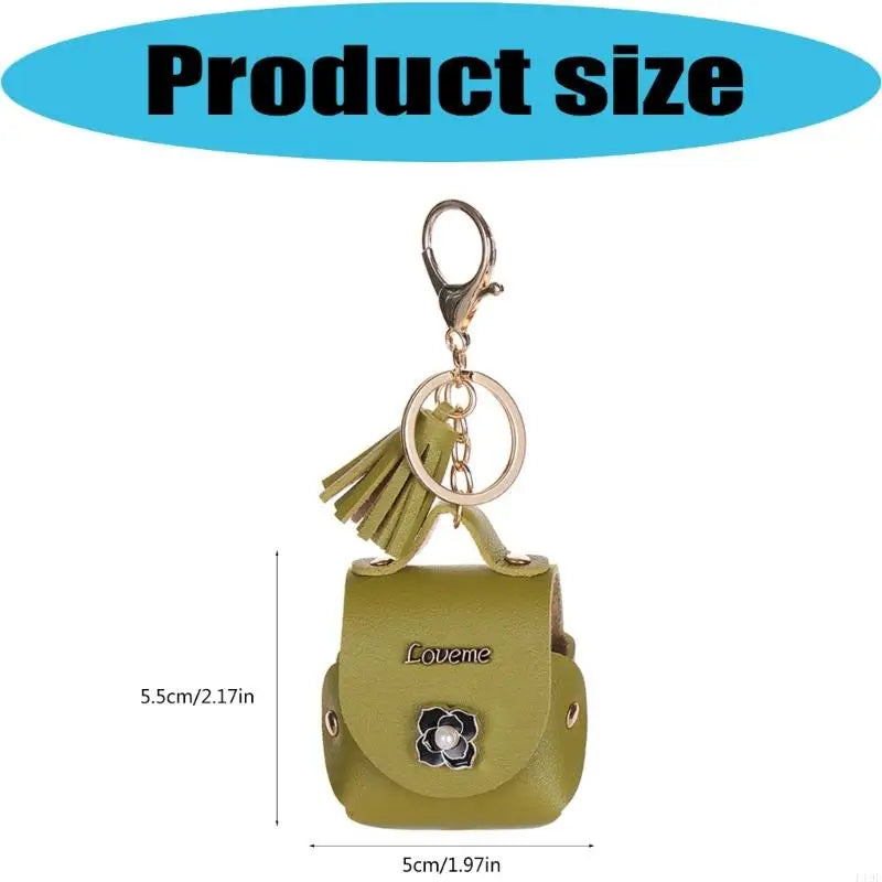 Travel Wireless Earphones Holder Bag Faux Leather Organiser For Daily Use F19E