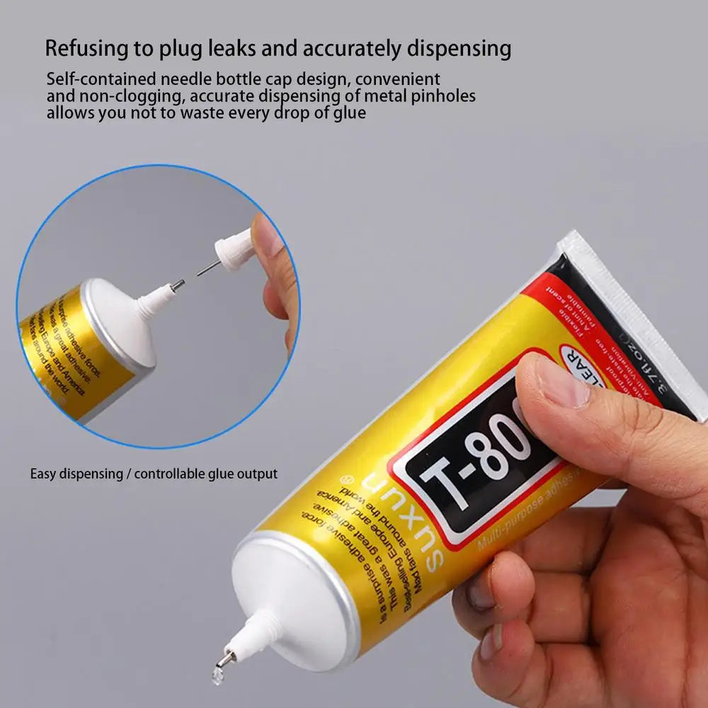 T-8000 15ML MultiPurpose Industrial Adhesive Jewerly Craft Rhinestone And Nail Gel T8000 DIY Phone Frame Fix Screen Glass Glue