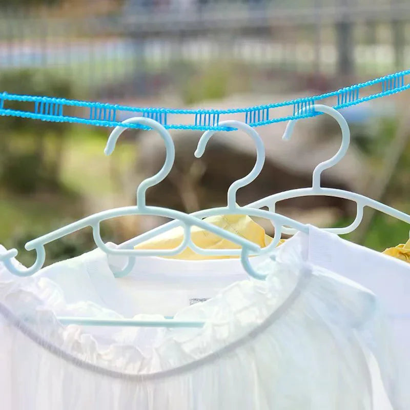 5/10M Portable Clotheslines Windproof Fence-Type Clothesline For Outdoor Indoor Home Travel Drying Rack Clothesline