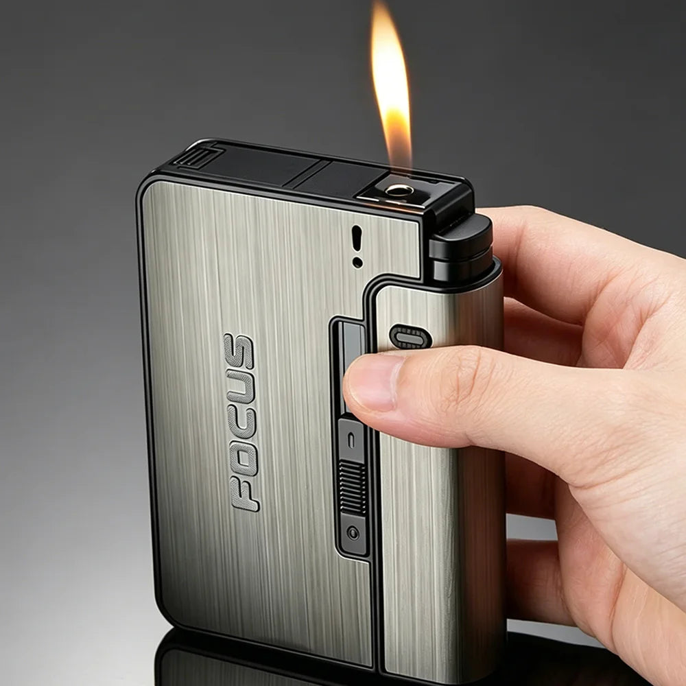 Automatic Cigarette Case Metal Cigarette Boxes 10pcs Cigarette Capacity