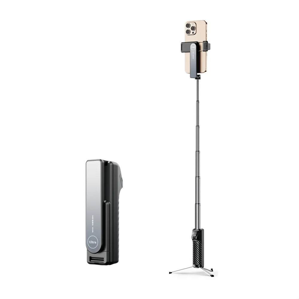 Mini Wireless Bluetooth Selfie Stick Tripod with Remote Extendable Tripod, Phone Holder for Travel/Vlog/Live Streaming