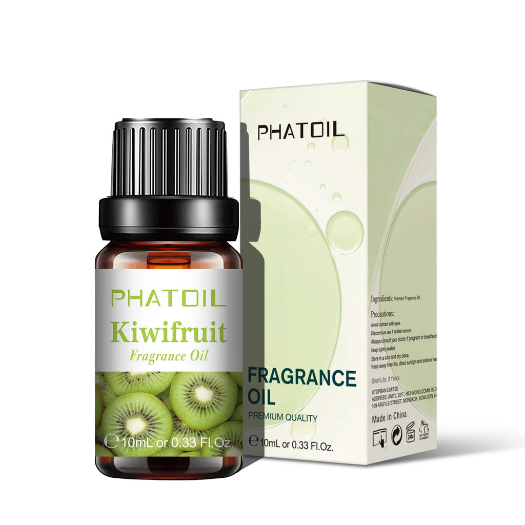 PHATOIL 1/2/6/10pcs 10ml Fruity Fragrance Oil For Aromatherapy Cherry Apple Strawberry Mango Coconut Lemon Fragrance Aroma Oils