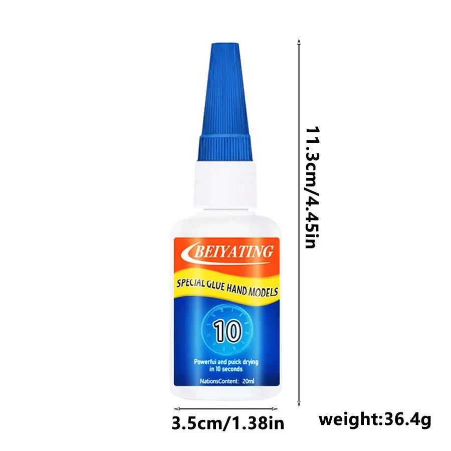 20ml Quick Dry Model Glue Strong Bond Clear Adhesive for Action Figures Dolls DIY Handmade Crafts