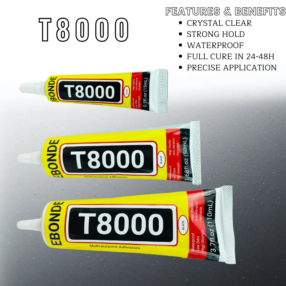 T8000 Phone Repair Glue LCD Screen Adhesive T-8000 Multifunction DIY Electronic Glue 15mL 50 mL 110mL