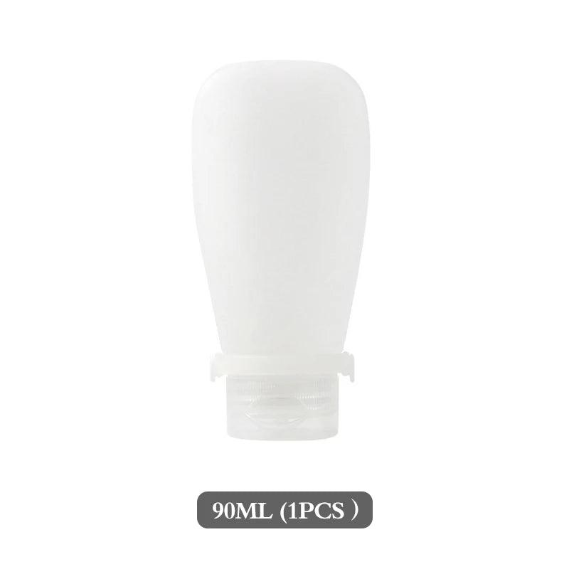Silicone Travel Bottles Leak Proof Squeezable Refillable Containers Cosmetic Tube for Lotion Soap Liquids Bottling 30/60/90ml