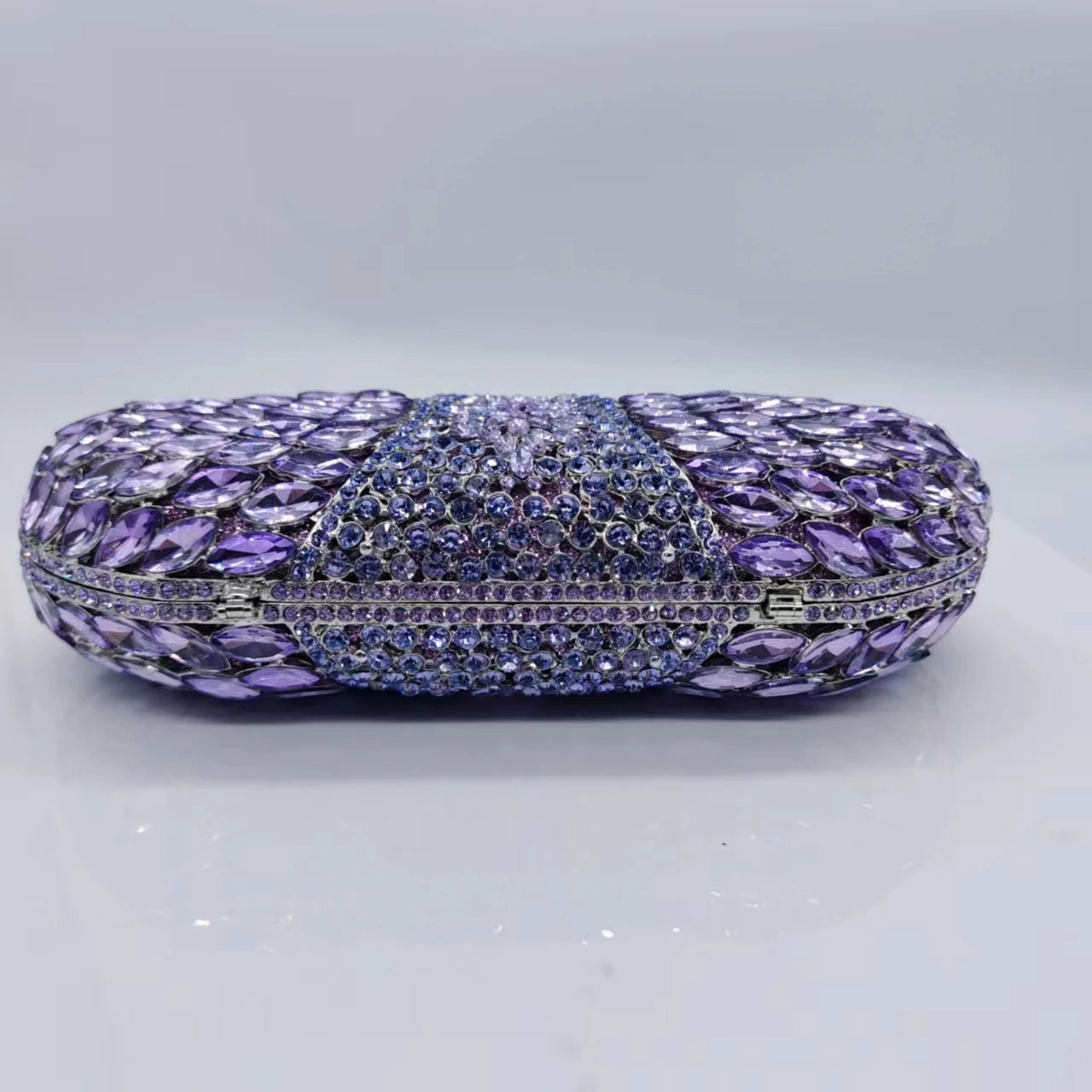 High Quality Diamond Horse Eye Bag Crystal Clutch Purse Dinner Luxury Women's Handbag