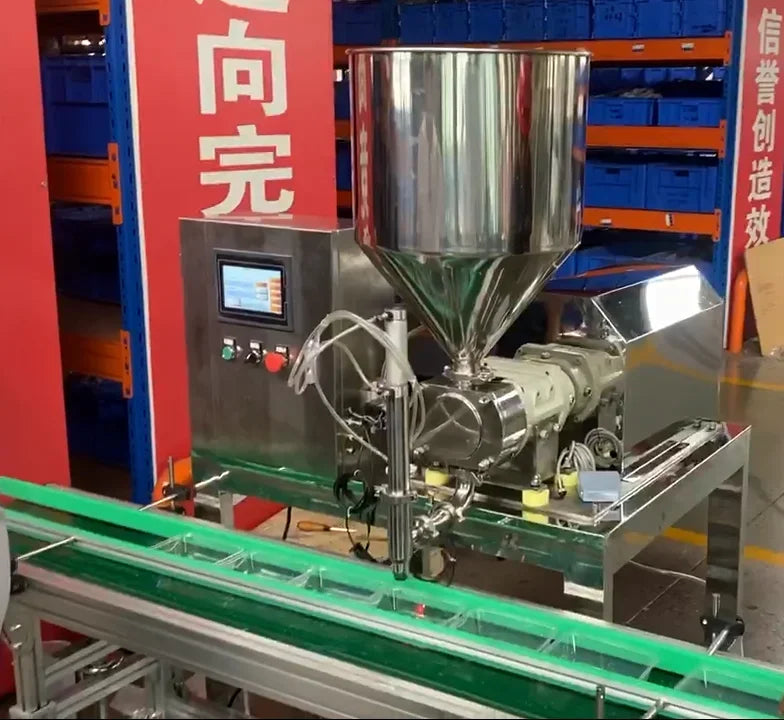 Semi-automatic Servo Motor Filler WIth Weight for Wine Olive Vegetable Oil Molasses Liquid Filling Machine