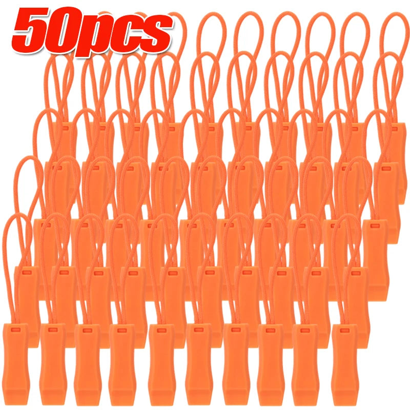 Outdoor Survival Whistle Camping Hiking Rescue Emergency Whistle Diving Football Basketball Match Whistle Anti Loss Clip 1-50pcs