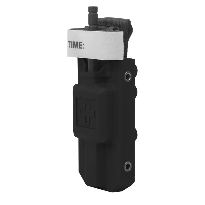EDC Molle Tourniquet Holder Box Storage Tourniquet Multi-functional Quick-pull Box Outdoor Emergency Survival for Hunting CS