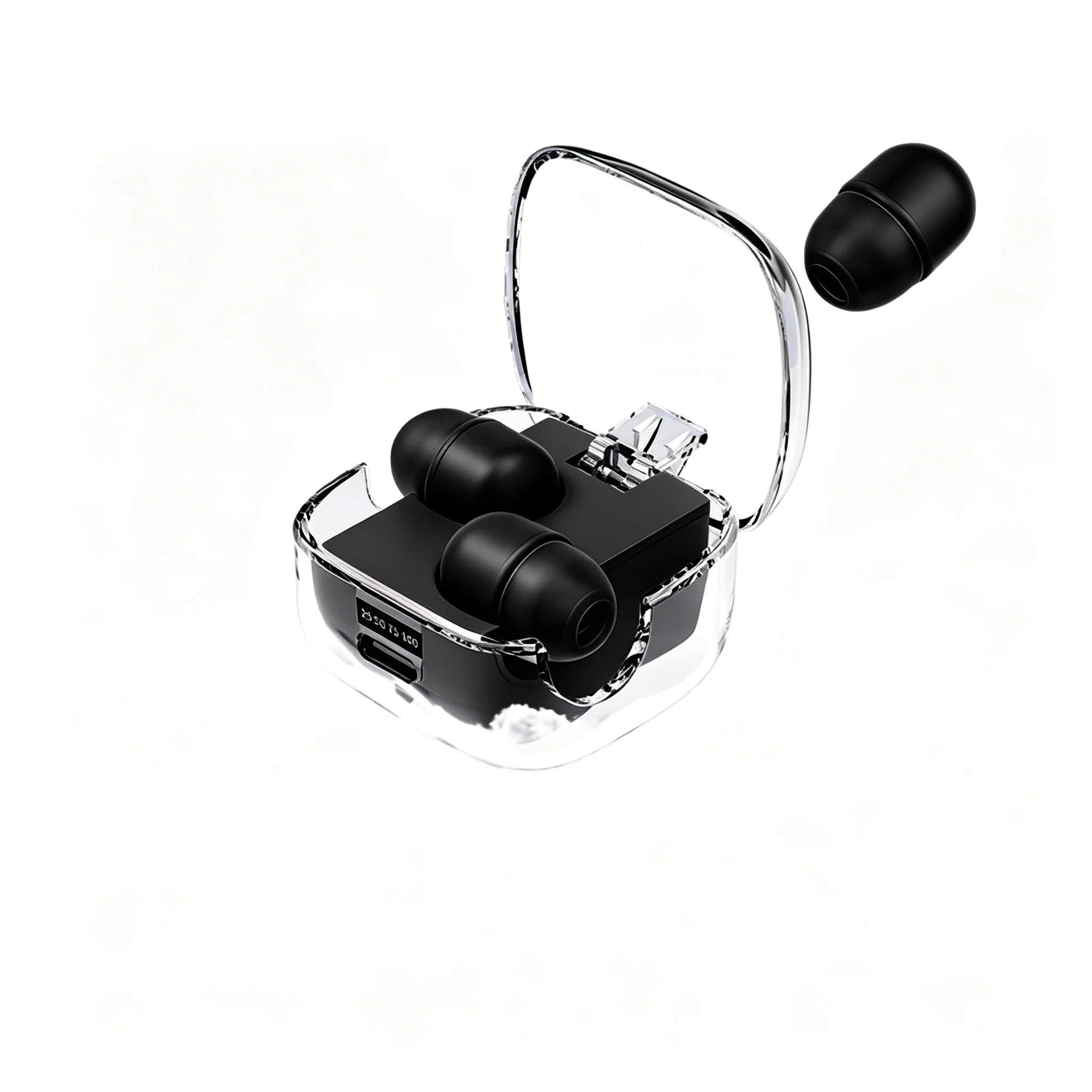 Bluetooth 5.3 Mini Invisible Sleep Earphones Noise Cancellation Hifi Stereo Office Headset Waterproof Sports Exercise Earbuds