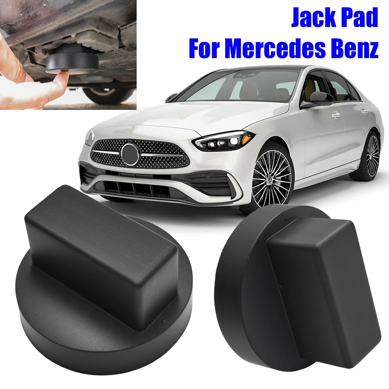 Rubber Jack Pad Adaptor For Mercedes A B C E Class GLA GLK GL M R Jacking Point Jack Lift Pad Protector Tool Car Accessories