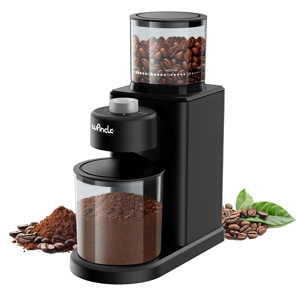 Coffee Bean Grinder Conical Burr Coffee Grinder Electric with 25 Adjustable Grind Settings for Espresso French Press 2-12 Cups