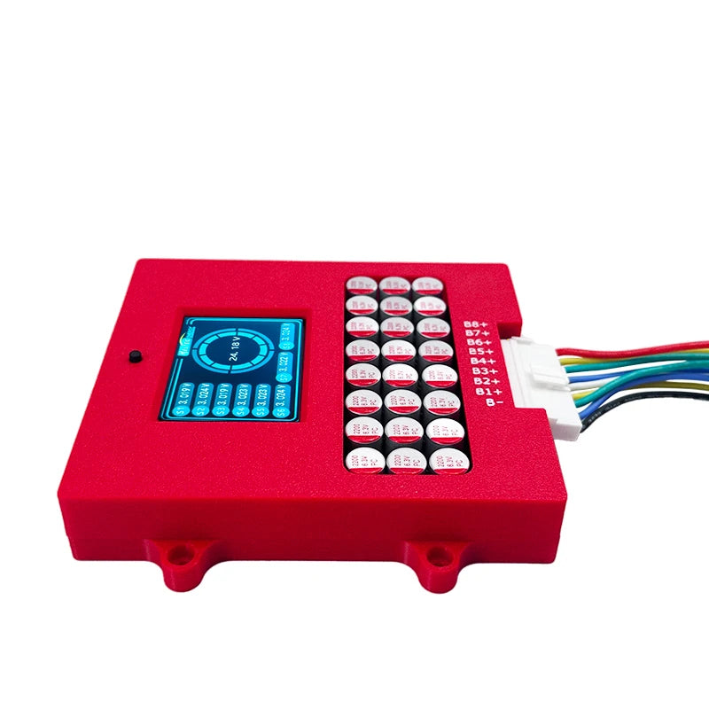 Heltec Lithium Lifepo4 8S Active Balancer with Voltage Display TFT Battery Voltage Tester 5A Energy Transfer Equalizer
