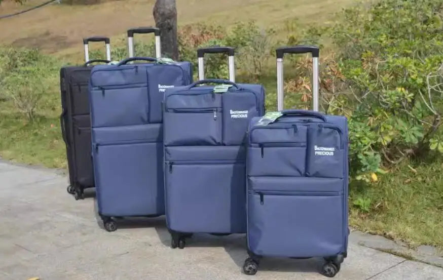 20 /22/24 Men Oxford Travel Luggage Suitcase Spinner Rolling luggage bags On Wheels Spinner Wheeled Suitcase Travel trolley bags
