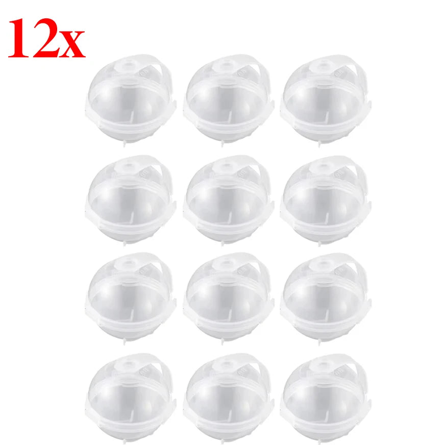 1/12x Round Ice Makers Ice Ball Mold Reusable Plastic Refrigerator Spherical DIY Moulds Kitchen Tools Quick Freezing Hockey Mold