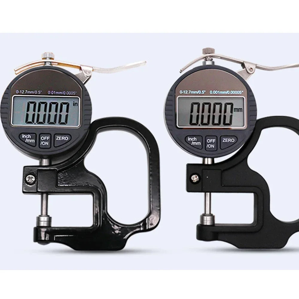 0.01mm / 0.001mm 12.7mm Range Digital Thickness Gauge Electronic Percentage Thickness Meter  Micrometer