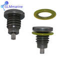2 Pcs 22-8M0058389 Magnetic Outdrive Gear Case Drain Plug For Mercruiser Stern Drive Alpha Gen 1, Alpha 1, Gen 2, R, MR, TR, TRS