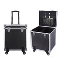 Portable Toolbox with Wheels Aluminum Organizer Suitcase Large Hard Flight Case Storage Tools Professional Transportation Boxes