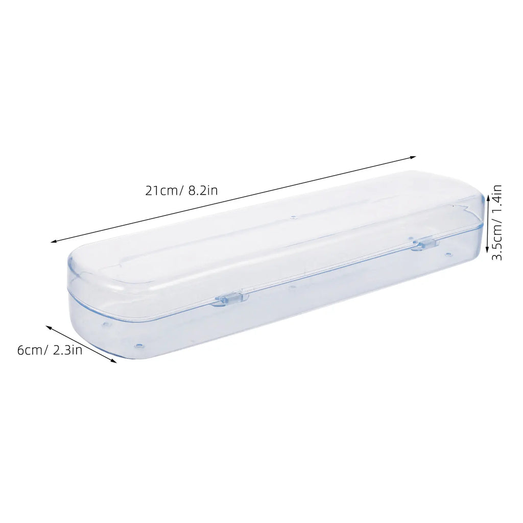 Green PP Toothbrush Case Holder Portable Anti-Bacterial for Traveling Camping Storage Organizer Toothbrush Case Holder
