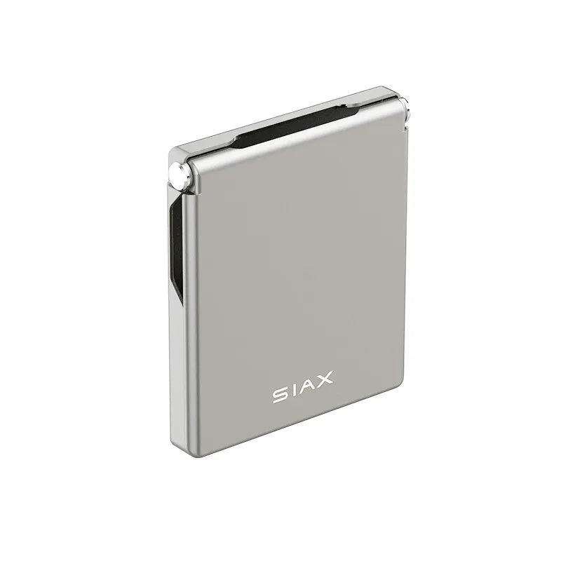 SIAX Fold Ultra-Thin Foldable In-ear Earphones Bluetooth Paper-Thin Portable Headset 2in1 Clip-On Phone Case with Earphones Gift