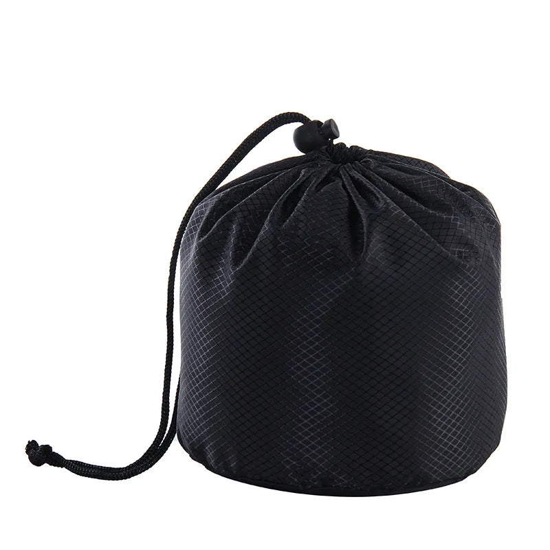 Portable Travel Airplane Train Memory Foam Pillow Storage Bag Cylinder Shaped Travel Headrests Cushion Organizer Packing Bag