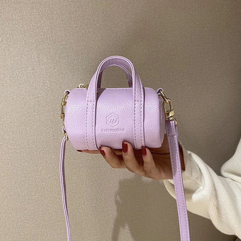 Women's Fashion Mini Bags Soft PU Leather Shoulder Bags Lipstick Organizer Earphone Key Coin Money Storage Pouch Crossbody Bag