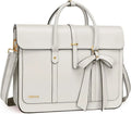 MOSISO Women's Tote Bag for MacBook 13 14 15 16 17.3 inch Notebook PU Leather Laptop Shoulder Bag Backpack Handbag Dual-purpose