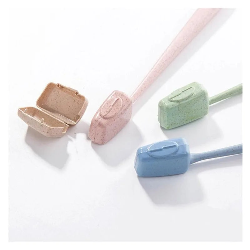 4pcs Toothbrush Head Cover, Travel Portable Toothbrush Box, Toothbrush Protective Cover, Toothbrush Box