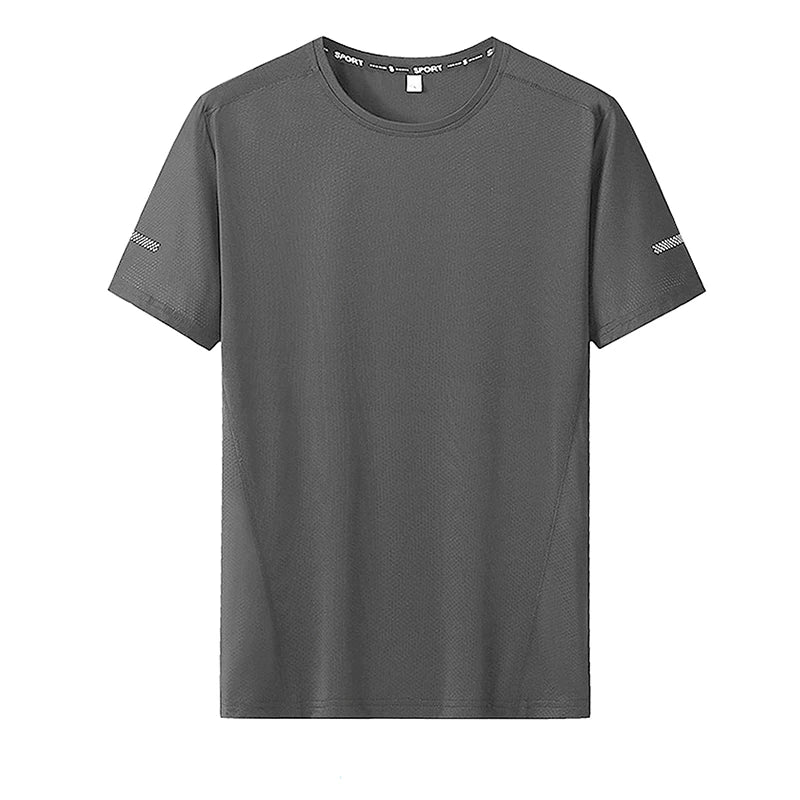 1/2pcs Plus Size Men's T-Shirts Quick Dry Short Sleeves Tees Gym Jerseys Fitness Trainer Running Tops Sportswear Male Clothing