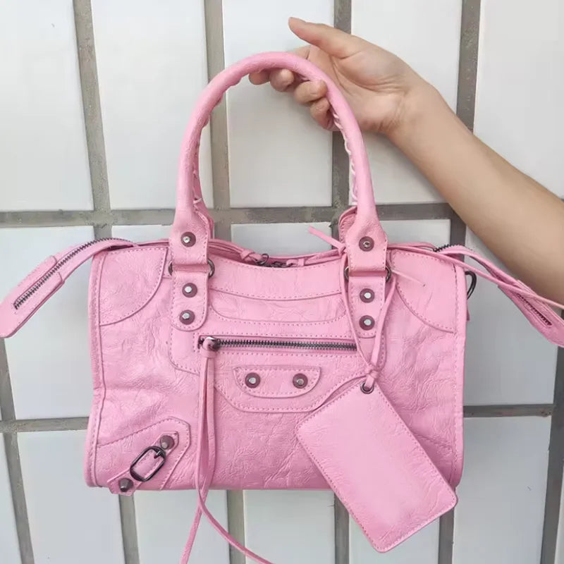 New 2026 Autumn and Winter Handbag Crossbody Large Capacity City Motorcycle Shoulder Bag Tote Bag for Women Luxury Handbags
