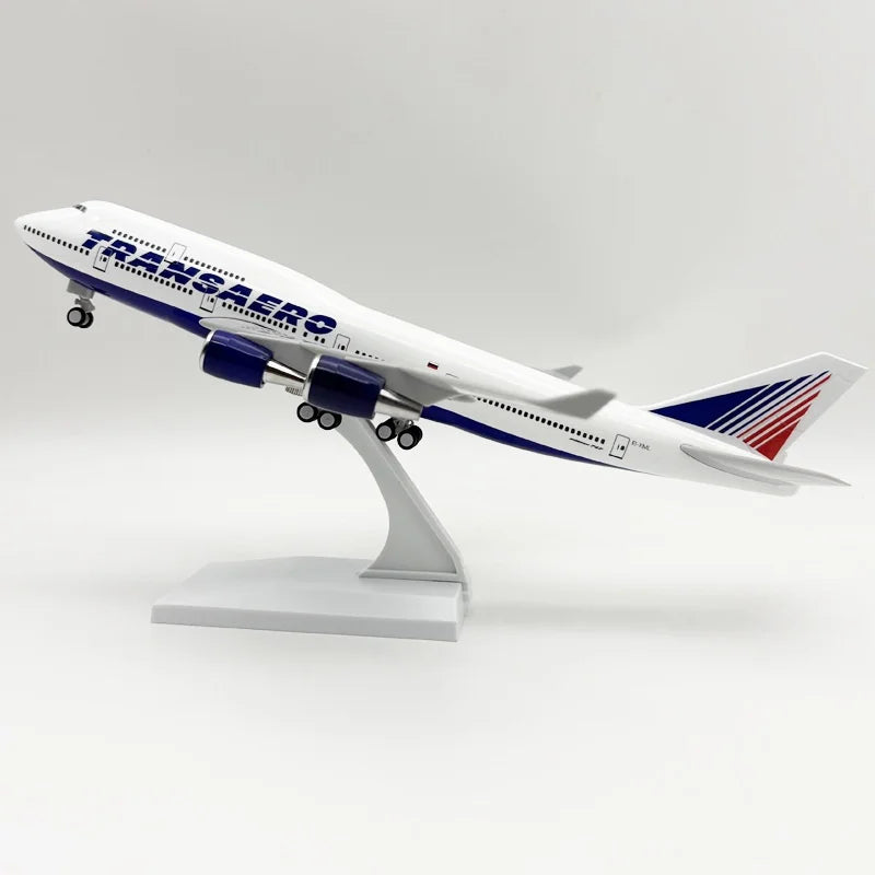 30cm Scale Plane 1/250 B747 Series Model Airplane Toy Resin Diecast Airplanes Building Kit (With Stand) Aviation Toys for Boys