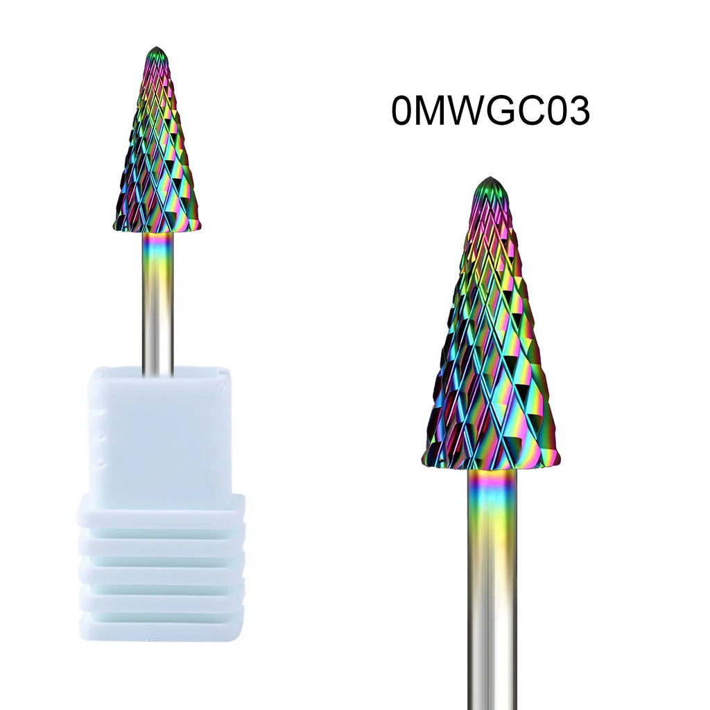 1Pcs 3/32" Quality Professional Tungsten Dead Skin Remover Nail Drill Bit Safe Carbide Nail Cleaning Drill Bit For Dead Skin