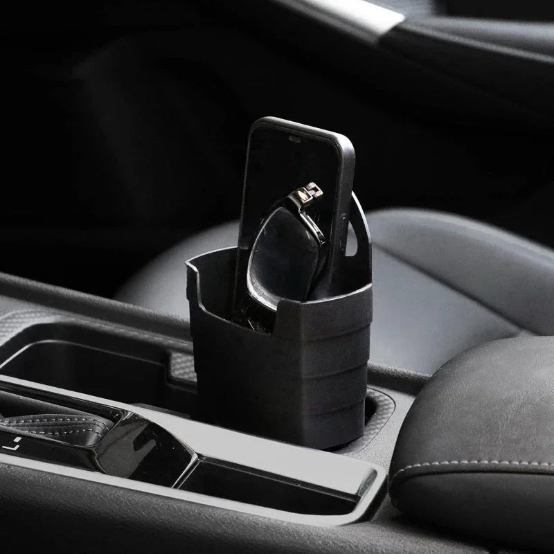Car French Fry Holder with Tomato Sauce Rack Seasoning Box Car Mobile Phone Holder Storage Rack Car Interior Holder Snack Box