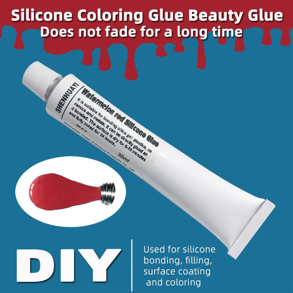 Silicone Doll Coloring Glue, Platinum Silicone Soldier, Model Toy Surface Coloring, Permanent Color Retention