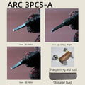 3/8/10 Pcs Tungsten Steel Stone Engraving Kit Professional Chisel Wood Seal stone Carving Cutting Blade Hand Tool Set