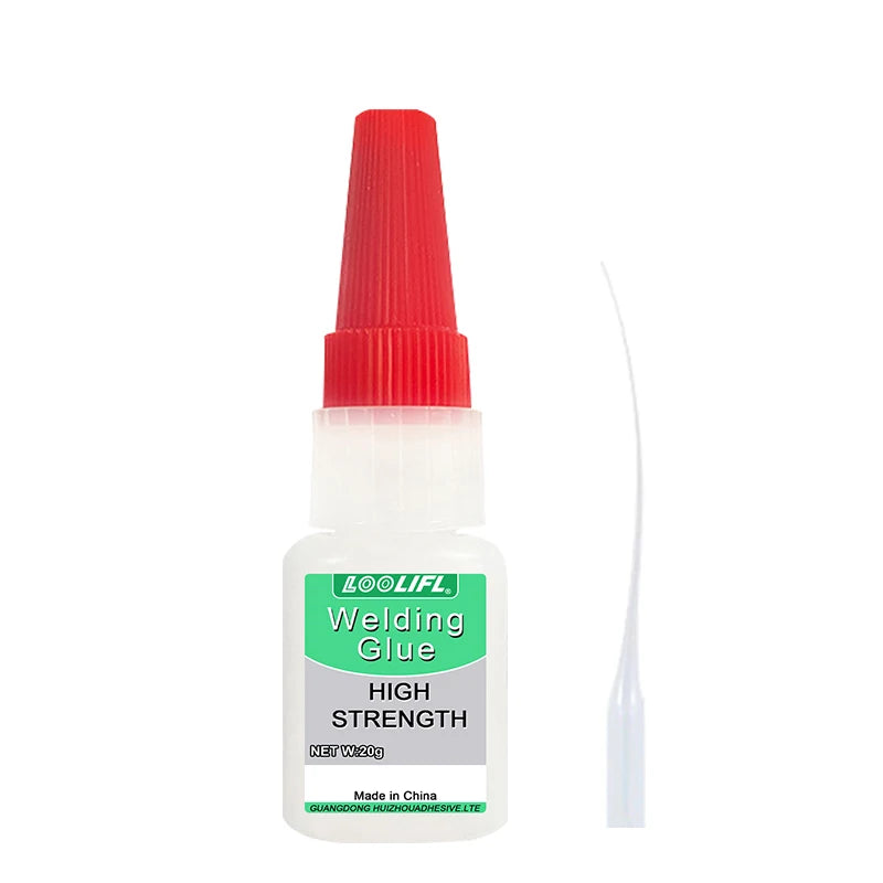 Super instant glue, strong transparent glue, used for plastic, metal, wood, pottery, leather, glass, rubber