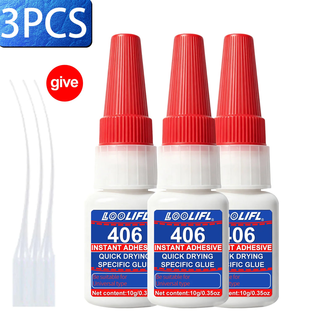 New Fast‑Curing Super Glue Clear Transparent High Bond Instant Adhesive For Metal Wood Ceramic Leather Shoe DIY Craft Repair 10G