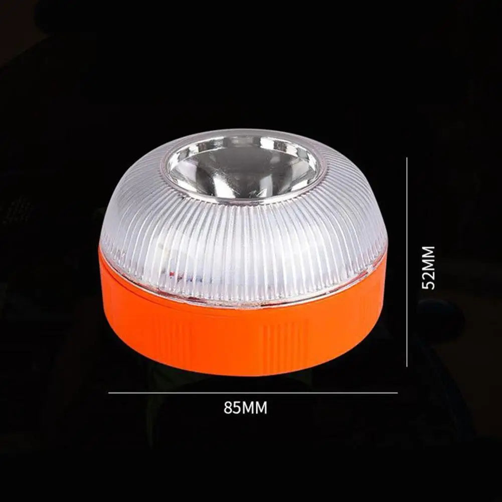 Car Emergency Beacon Light USB Rechargeable V16 Magnetic Induction Strobe Flashing Warning Light Help Flash Safety Signal Lamp