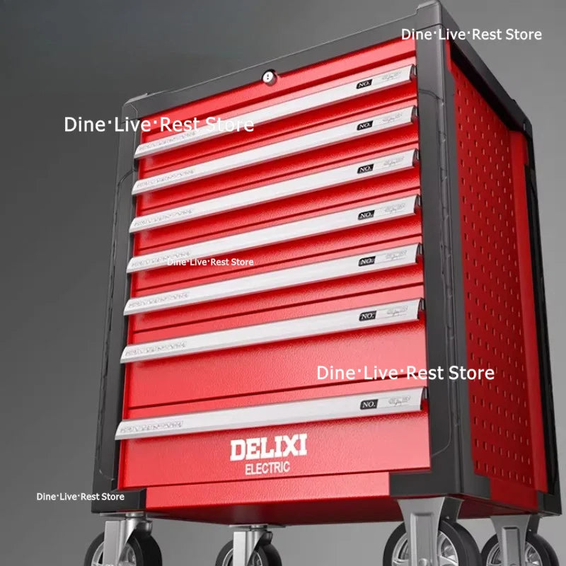 Workshop Order Tool Cart Garage Accessories Magnetic Holder Storage Cabinet Work System Tool Packaging Gereedschapskist XY40GJG